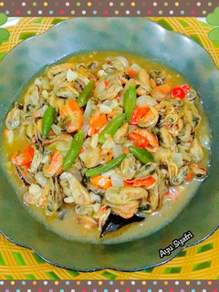 Foto resep Kerang Kupas Pedas Saus Tiram