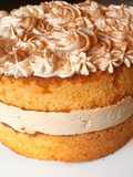 Torta Moka o de café desnuda