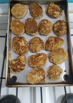 Una foto de Panquequitos de avena y banana