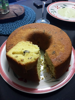 Una foto de Torta de mandarina y nueces (vegano)