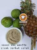 Nenas dan Mangga Cicah Serbuk Colek