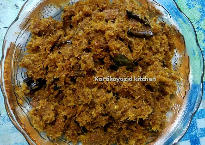 Resep: Serundeng Daging sapi #BikinRamadanBerkesan Yang Sederhana