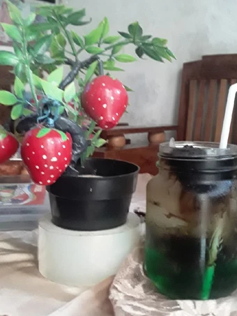 Langkah Mudah untuk Menyiapkan Resep Es cau sirup pandan yang Sempurna Anti Ribet, Lezat