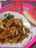 Usus sapi rempah kelapa