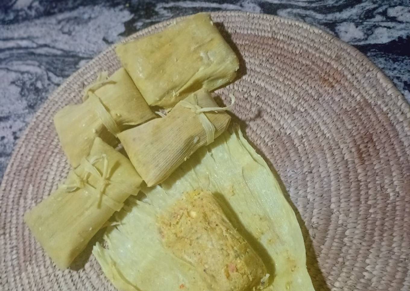 Humitas (steamed fresh corn cakes)