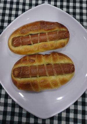 Hình của món Bánh mì xúc xích.