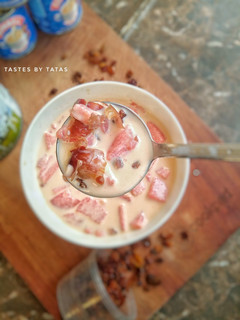 A picture of Creamy Water Melon Salad.