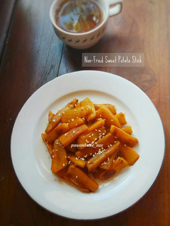 Foto resep Non-Fried Sweet Potato Stick (Ubi Karamel)