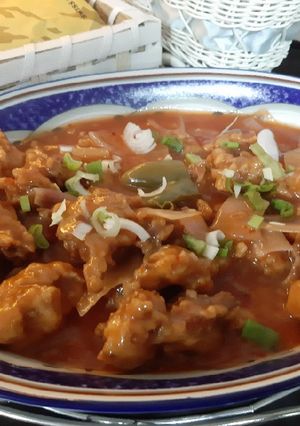 A picture of Chicken manchurian.