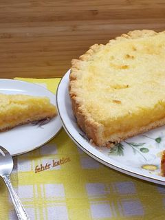 Klappertart- kókuszos pite recept fotója