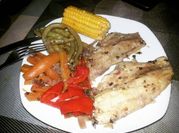 Una foto de filete de tilapia al horno