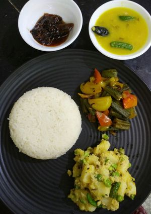 A picture of Veg Thali.