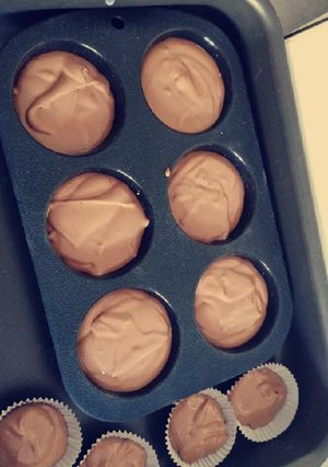Une photo de Mi-cuit légers au chocolat