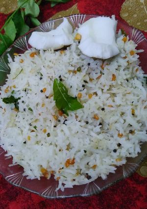 कोकोनेट राइस रेसिपी मुख्य फोटो