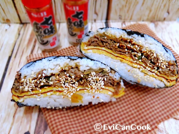 Langkah Gampang Membikin Resep  Onigirazu/ Lemper ala Jepang yang Menggugah Selera, Menggugah Selera