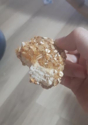 Hình của món Ức gà "rán" eatclean.
