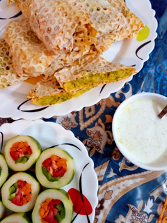 عکسی از دستور سمبوسه آلو دو پیازه