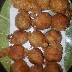A picture of Yam balls.