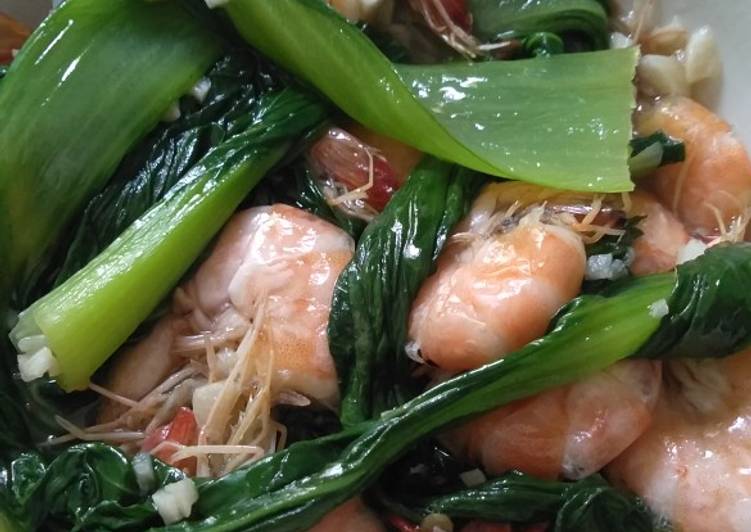 Tumis Udang Pokcoy ala Frielingga Sit