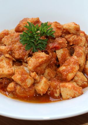 Csirkemell pörkölt recept fotója