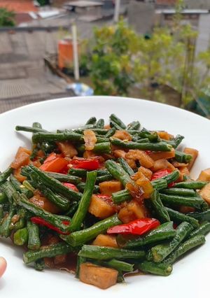 Foto resep Tumis Kacang Panjang Tahu
