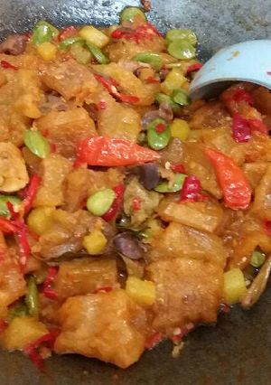 Foto resep Sambel Goreng Krecek Petai