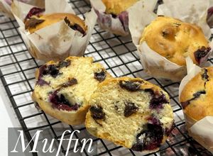 Gambar Blueberry and Prune muffin