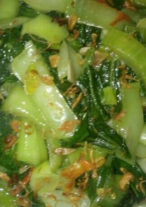 Foto resep Os3ng sawi sendok alakadarnya