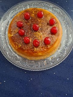 Una foto de Flan de magdalenas