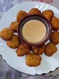 Nuggets de pollo, con salsa a mi estilo