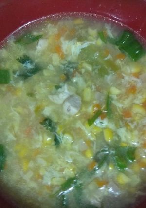 Foto resep Sup jagung manis