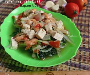 Resep Baru Asem Asem Tahu Bayam Udang (Eating Clean ala Anggi) Ala Warteg