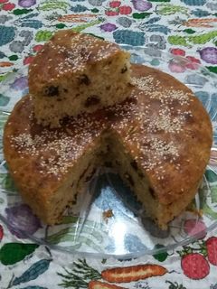 عکسی از دستور کیک خرما و گردو