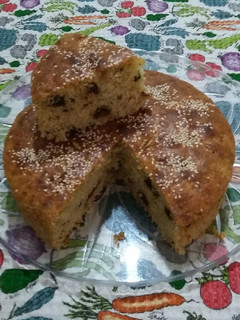 عکسی از دستور کیک خرما و گردو