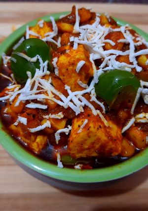 कॉर्न पनीर कैप्सिकम (Corn paneer capsicum recipe in hindi) रेसिपी मुख्य फोटो