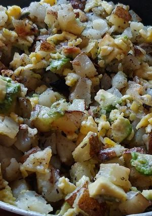 A picture of Hashbrowns.