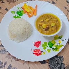 A picture of Ol er Dalna | Bengali Yam Curry Recipe.