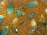 Arroz caldoso con carne y verduras
