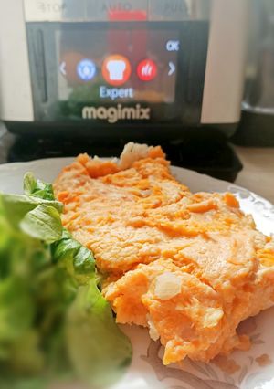 Une photo de Gratin de cabillaud butternut au cook expert