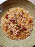 Risotto zucca e pancetta