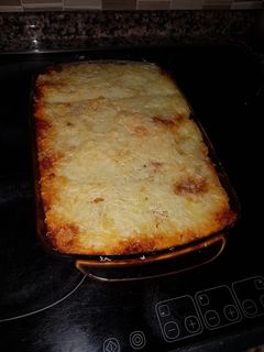Una foto de Pastel de patatas y carne
