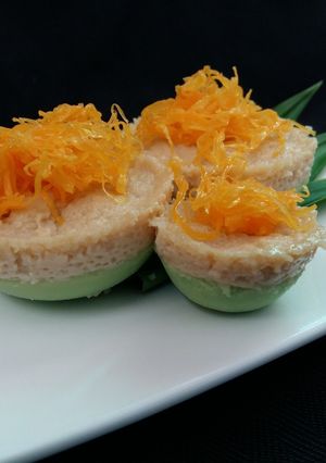 รูปของ ขนมตะลุ่มใบเตย