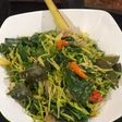 Tumis bunga pepaya daun melinjo