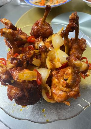 Hình của món Cánh gà lollipop.