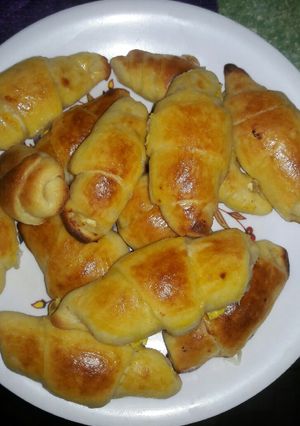 صورة لوصفة كرواسون لذيذ بدون تعقيد 😋💙