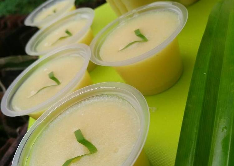 Cara Menyiapkan Puding jagung nyeesss yang Sedap