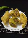 Leftover makeover kutchhi Dabeli chilli Bhajiya (pakoda)
