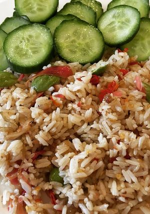 Foto resep Nasi goreng kecombrang pete