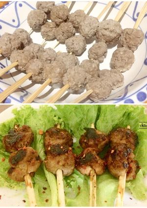 Foto resep Bakso Ayam Bakar ala Sita