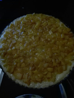 Una foto de Kuchen de durazno y crema pastelera (instantánea)